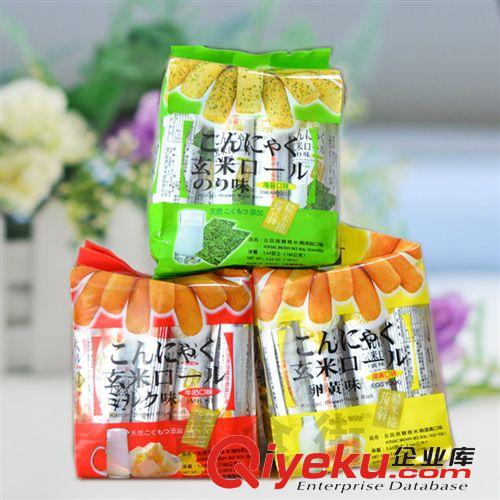 台湾特产 北田糙米卷 三个口味可选 180g*12包 进口食品批发