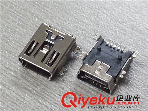 优质mini usb5PIN母座 供应mini usb5母座 直销mini usb5PIN母座