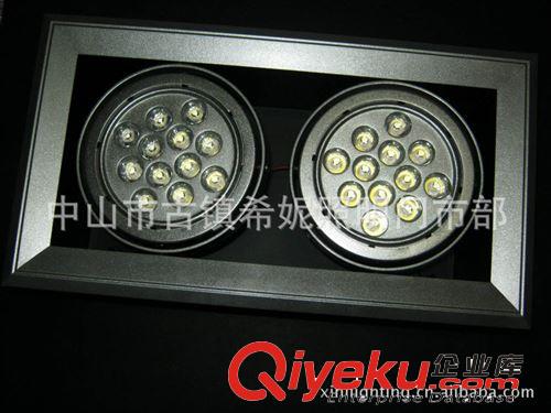 供应 银色 led灯 24W  双头豆胆灯  led灯具 led豆胆灯 led灯具