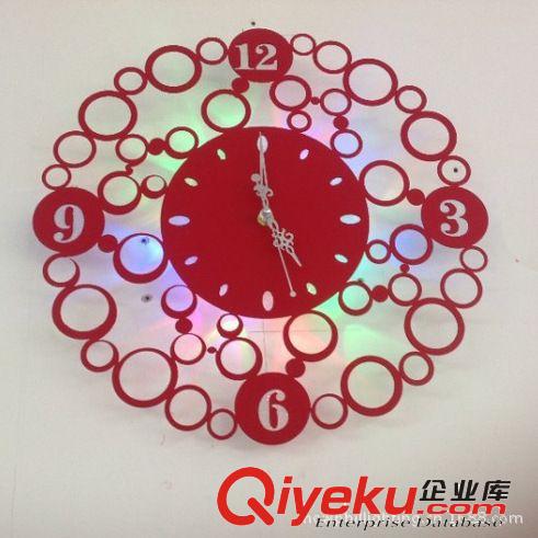 美加好热销 卧室灯 红色壁灯 圆形壁灯 新奇特壁灯CLOCK-01