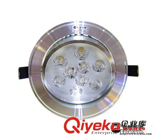 代理批发LED射灯 高光LED9W天花灯 中山LED筒灯 专业LED灯具成品