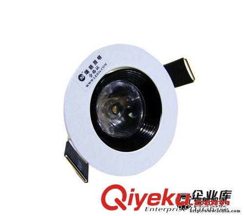 开孔55MMLED天花灯3W LED1W珠宝灯 LED1W天花灯 LED外壳