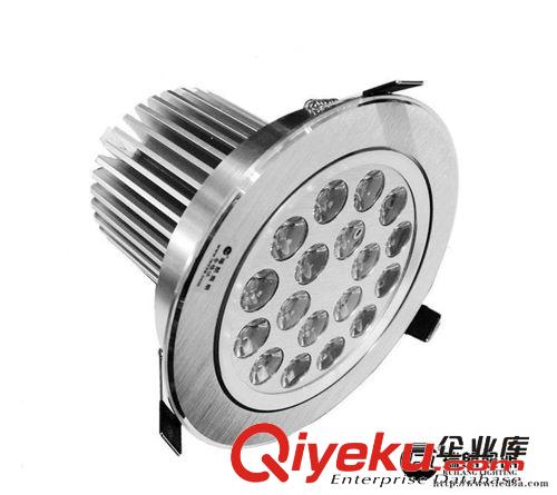 拉丝面射灯18W  LED灯具18W LED照明灯具 新款LED射灯 LED筒灯