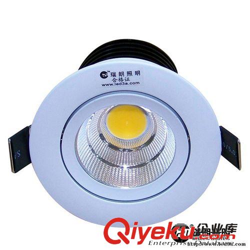 集成LED筒灯10W    LED嵌灯 室内COB天花灯10W  led集成射灯