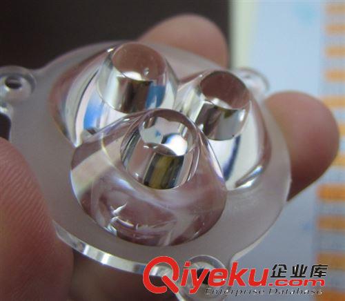 供应大功率led透镜 3w 卡螺透镜 平面 沙面 带脚 不带脚