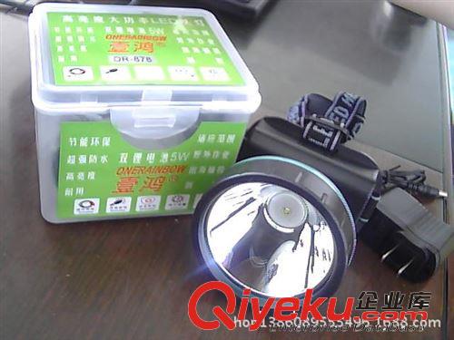 高亮度轻巧便携式LED大功率头灯5W.野外作业灯