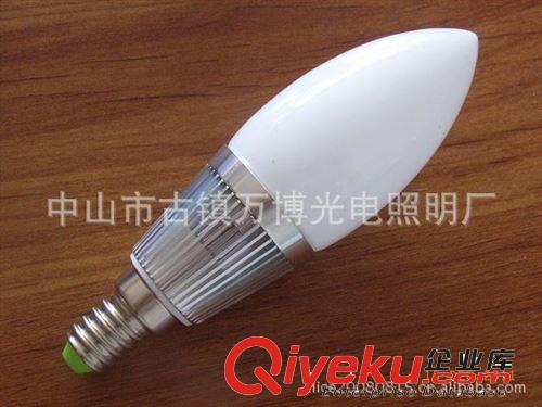 LED球泡灯，中山E14蜡烛灯，LED 蜡烛灯 3*1W YZB-036128-03J-D