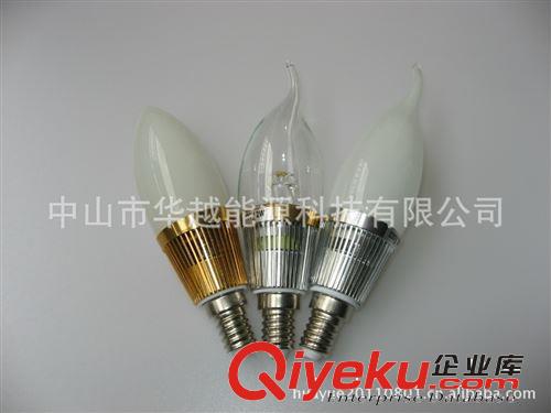 赛宝太阳能 水晶吊灯泡 LED2w吊灯泡  LED拉尾烛光灯照明