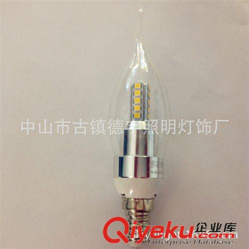 厂家直销宽电压4WLED蜡烛灯 4WLED蜡烛尖泡  LED蜡烛灯 4W蜡烛灯