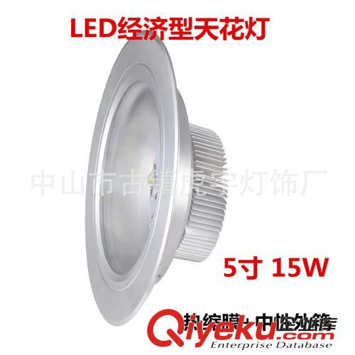 【大量供应】5寸 15W LED经济型天花灯 热销款