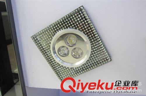 厂家直销大量提供优质水晶系列大功率天花灯 {zx1}款方形碎钻led灯