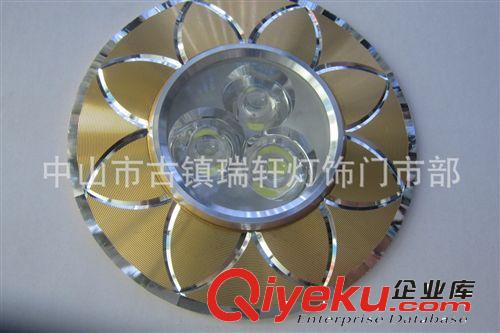 厂家直销大量新款雕花大功率天花灯 3乘1W95大单元天花灯
