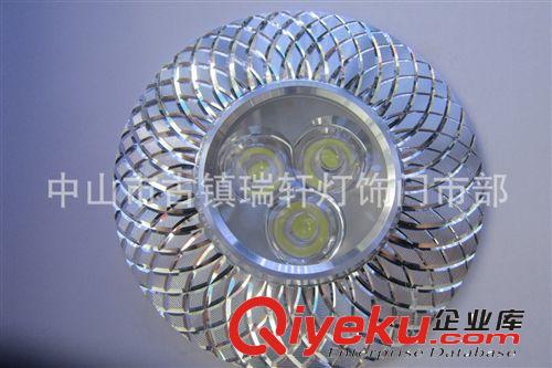 厂家直销大量大功率天花灯 3乘1W95大单元天花灯 1238网状led灯
