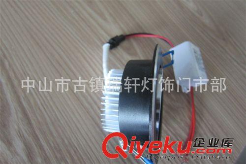 厂家直销led灯 大量提供优大功率天花灯 新款黑框白边天花灯