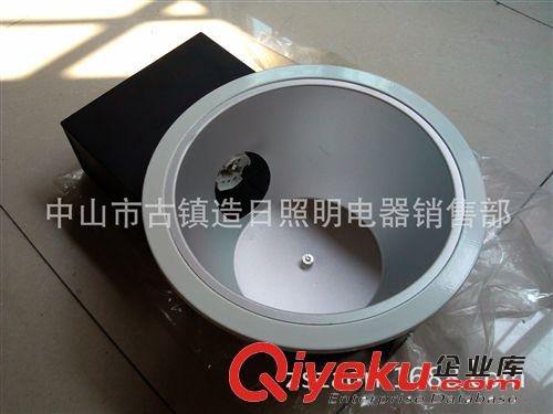 三雄款高端8寸横式装单头插口26W普通筒灯，酒店专卖店铁筒灯。