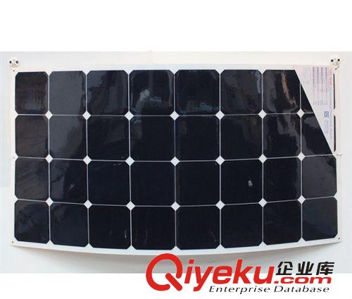 100W{gx}柔性太阳能电池板电动车，sunpower单晶硅转换率20%以上