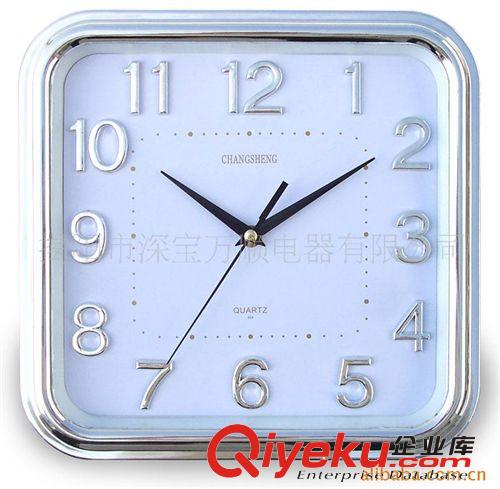 简约 石英钟 挂钟 钟 凸字 方形 QUARTZ CLOCK 挂钟 创意挂钟