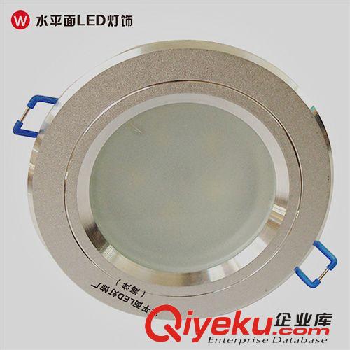 LED筒灯 新款天花灯  3W5W7W9W12WLED灯具  砂银/高光筒灯