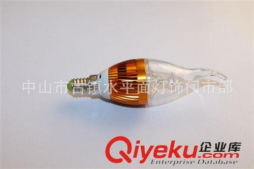 长期销售   E14/E27LED蜡烛灯1W 水平面拉尾蜡烛灯