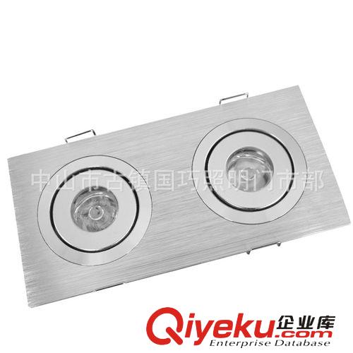 2W3W6W大功率LED长方形双头天花射灯斗胆灯家装商用工程照明灯具