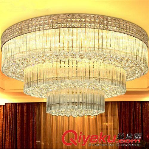 led梅花棒S金水晶灯 圆形大客厅卧室餐厅吸顶灯80cm 1 1.2 1.5米