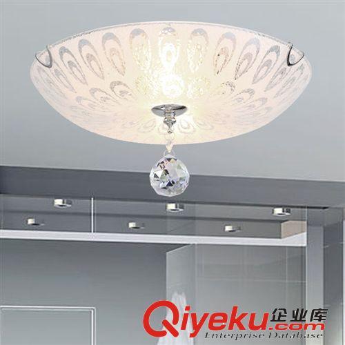 广东XD0086吸顶灯 现代家居场所6~10W花瓣灯 客厅水晶圆形吸顶灯