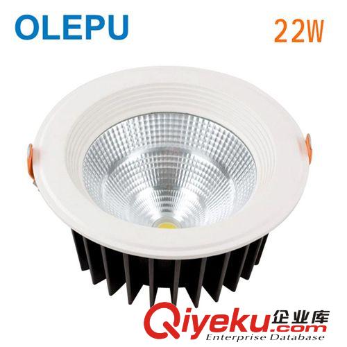 22W 官方正品 深凹仿眩光高端超厚筒灯COB款 LED筒灯 厂家批发