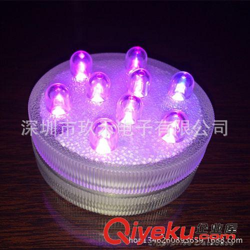 厂家直销潜水LED蜡烛灯、遥控防水蜡烛9灯