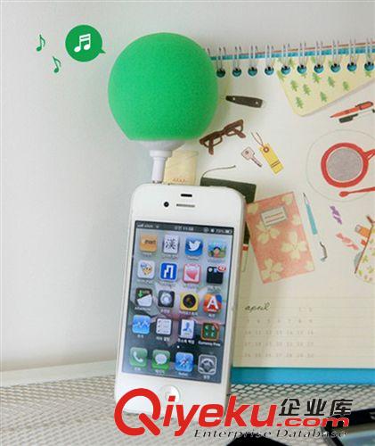 迷你圆球 汽球小音响3.5接口迷你手机mp3平板电脑小音箱iphone5