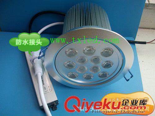 12W天花灯，LED筒灯, LED天花灯灯具 ,LED天花灯外壳，天花灯外壳