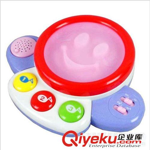欢乐手拍鼓 拍拍鼓 带音乐能发光 培养乐感节奏感 婴儿/儿童教具