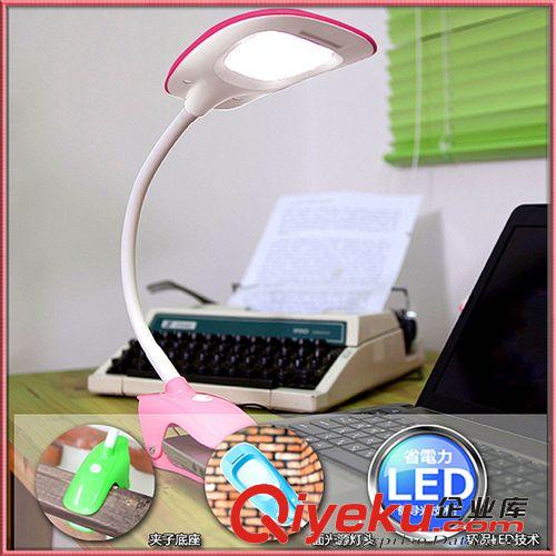 时尚创意LED夹子台灯Q1  LED侧发光无重影夹子护眼台灯 时尚礼品