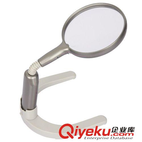 可折叠带LED灯放大镜 轻便台式放大镜 厂家批发