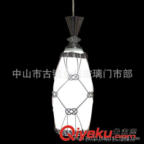 批发现代简约编织藤艺灯饰 单头玻璃餐吊灯客厅灯饰 时尚吧台灯