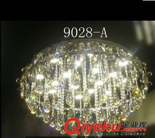 灯博士灯具灯饰LED水晶圆型房间客厅餐厅灯9028一件代发