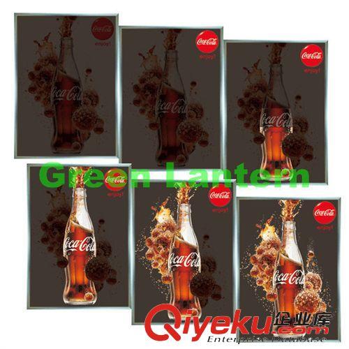 供应LED超薄动感闪动铝合金灯箱质优价美　外贸出口品质　工厂价