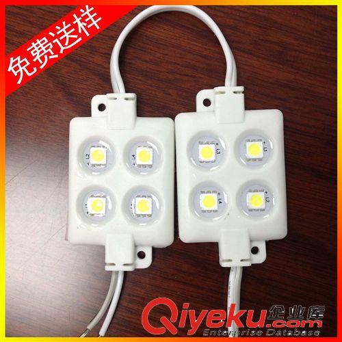 LED模组 5050贴片模组 注塑l四灯防水模组