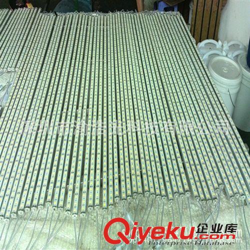 供应 LED5050硬灯条 带铝槽 防水 晶元5050 一米60灯 led硬灯条