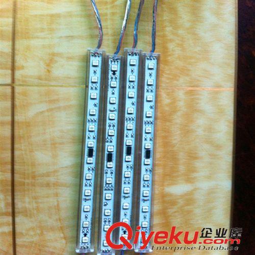 供应 LED5050硬灯条 铝槽灯条 12灯led全彩灯条 幻彩灯条