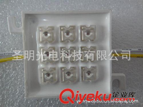 厂家直销优惠供应 9灯食人鱼黄光LED模组 正方形led模组 超高亮