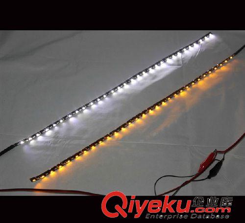 led泪眼灯行车带转向灯带IC转向同步黄白双色眉灯侧光灯日行灯 汽