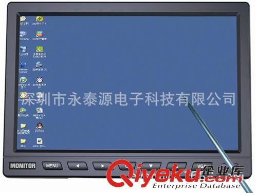 供应EV-1010VGA/10.1寸触摸显示器 10.1VGA显示器 航空头显示器