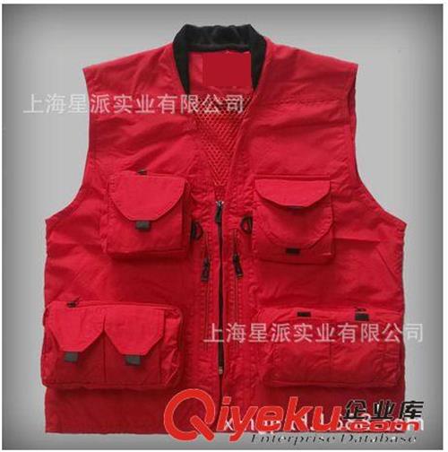 定制多口袋摄影马甲春夏季记者马甲背心导演摄影广告马夹制作