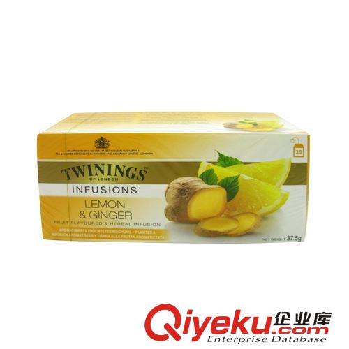 饮品系列 英国皇家TWININGS川宁柠檬干姜 花草茶  可供商超