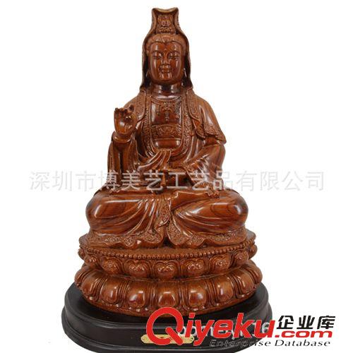 2014木纹新品 供应批发观音仿木树脂工艺品家居装饰摆件 1件起批越多越优惠