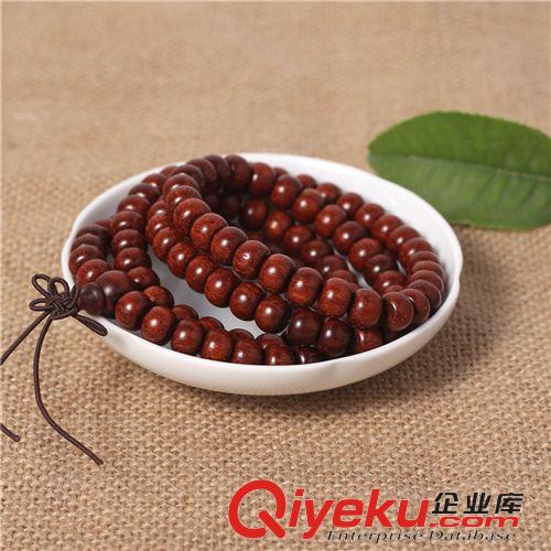 木质类佛珠 厂家直销 印度小叶紫檀佛珠108颗佛珠手链饰品 潮店爆款