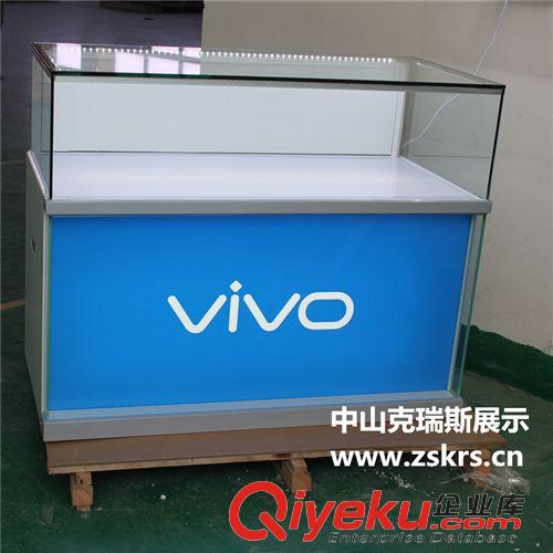 促销产品 优质步步高vivo手机展示柜台 vivo中柜LED玻璃 手机体验台批发