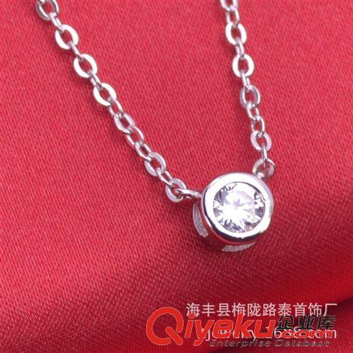 【一月新品】 单钻项链 blingbling jewelry  925纯银项链