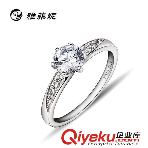 925纯银戒指 戒指批发 925纯银微镶饰品 镶钻指环 欧美爆款 何以笙箫默求婚戒