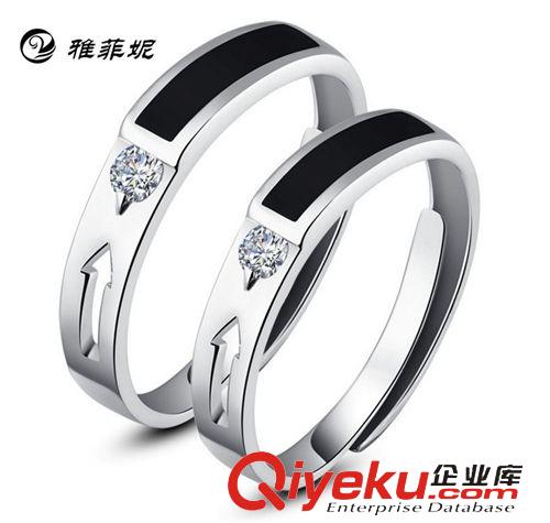 925纯银戒指 s925纯银情侣戒指 开口戒指 韩版饰品 对戒 戒指 滴油 厂家直销